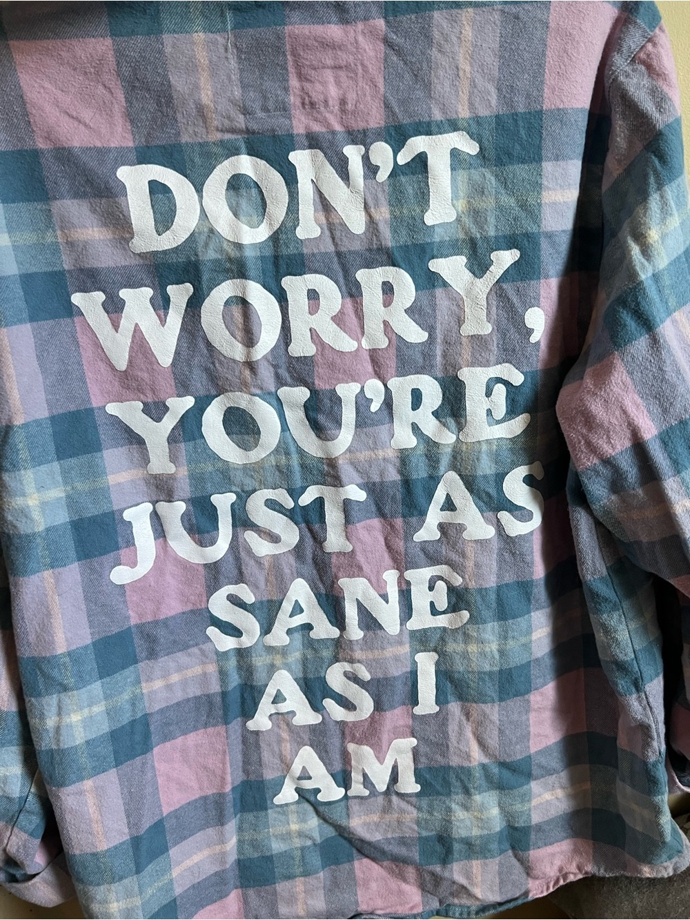 Cakeworthy - Harry Potter Pink & Blue Plaid Flannel Shirt - XL/1G - Picture 5 of 5